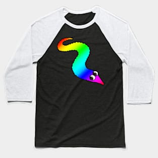 Rainbow Worm Baseball T-Shirt